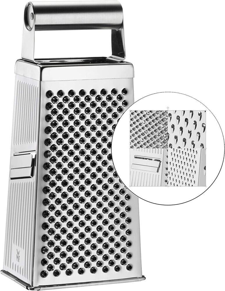 WMF square grater kitchen grater stainless steel 18/10 Cromargan kitchen
