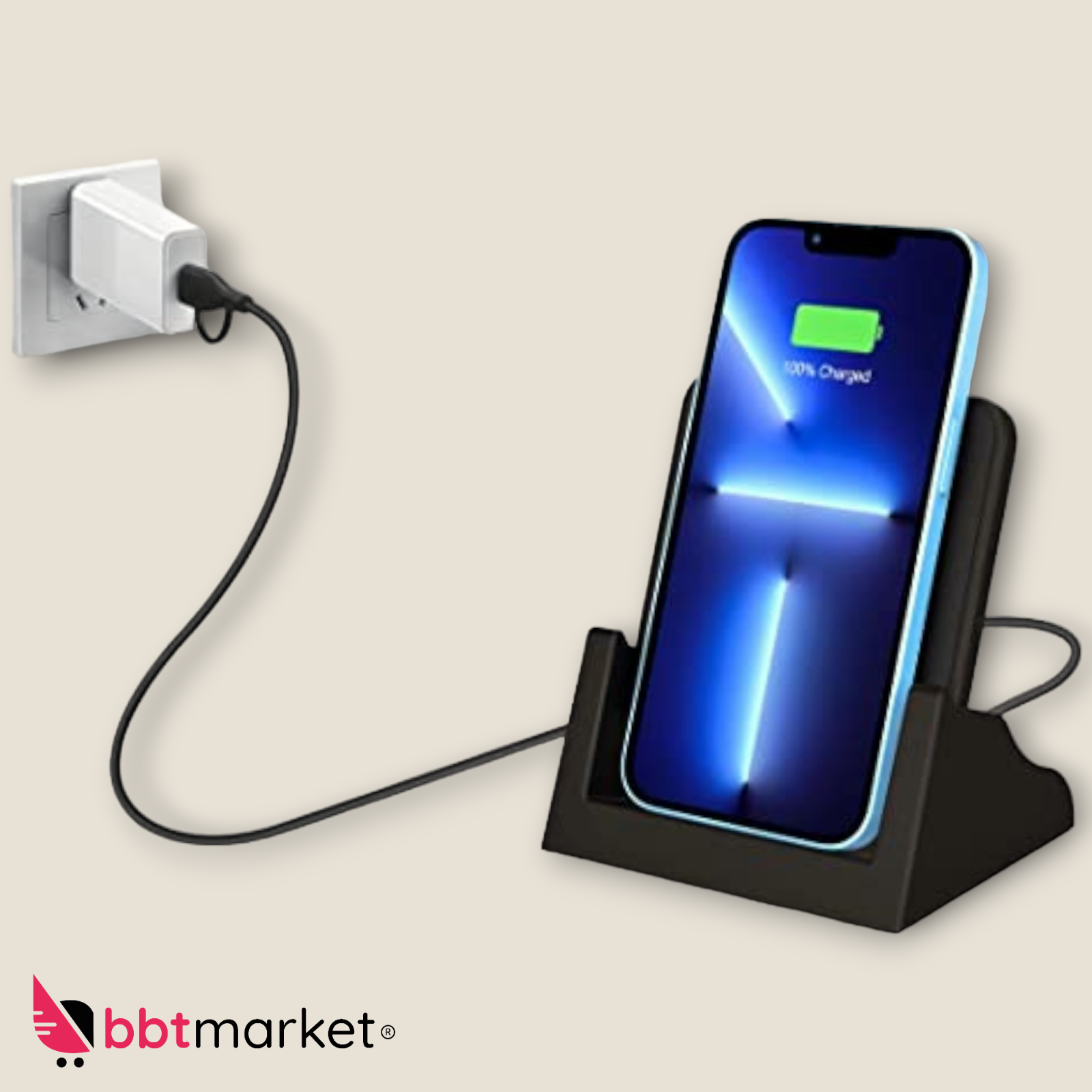 Wireless Charger Ladegerät Kabellos Ladestation 15W für iPhone Samsung Huawei