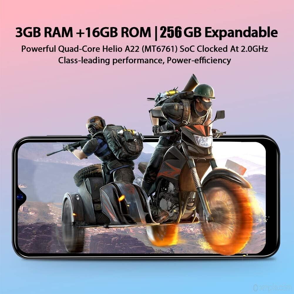 Blackview A60 Pro Smartphone 6.1 Inch 3GB+16GB 4080mAh Fingerprint 4G Mobile Phone 8MP 