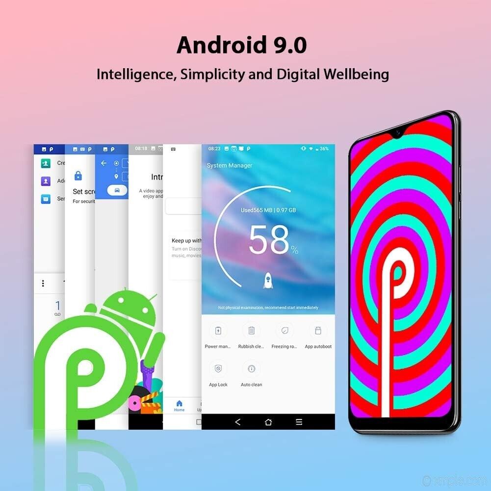 Blackview A60 Pro Smartphone 6.1 Inch 3GB+16GB 4080mAh Fingerprint 4G Mobile Phone 8MP 
