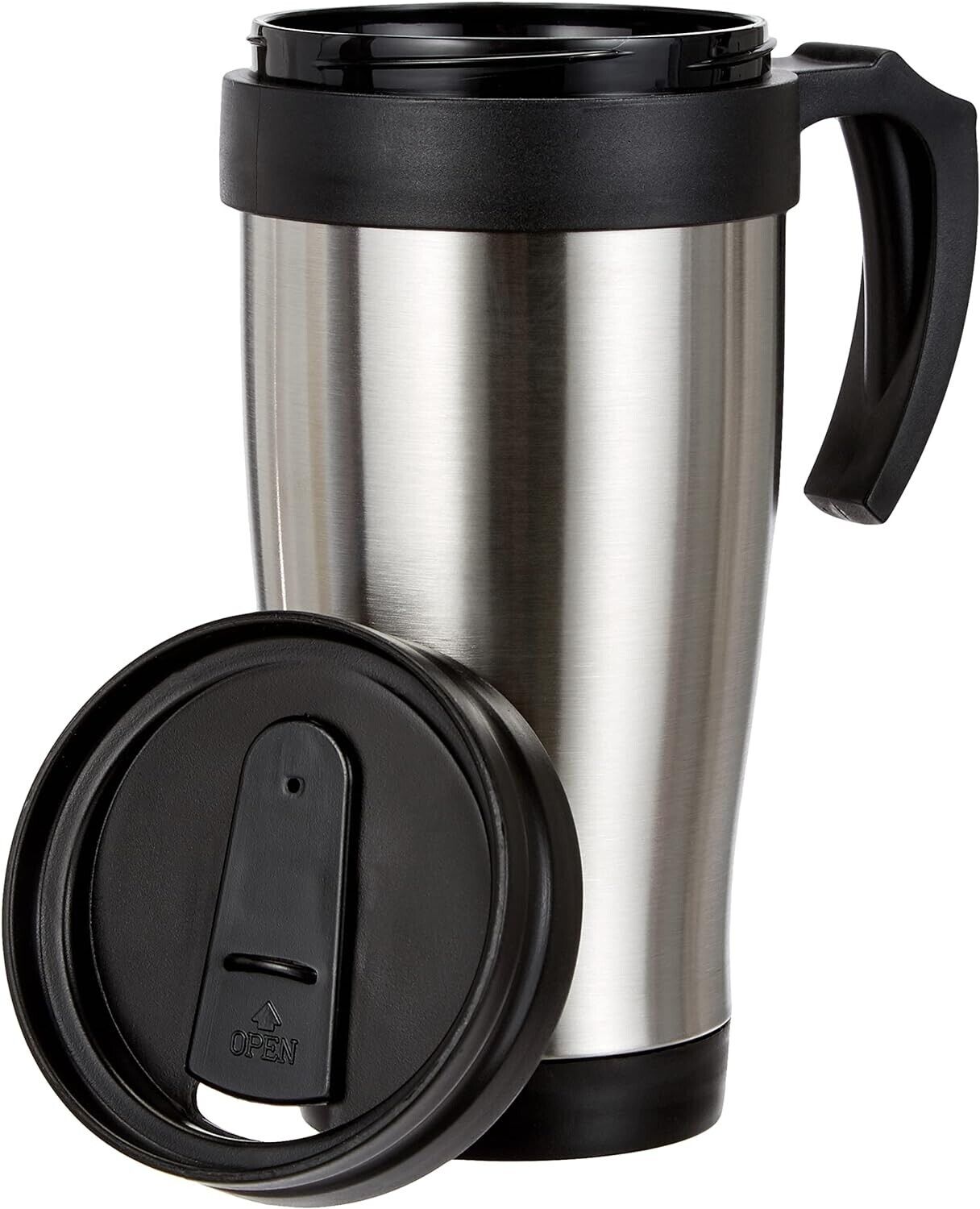 Thermobecher Isolierbecher Reisebecher Kaffeebecher Travel Mug 400ml Edelstahl