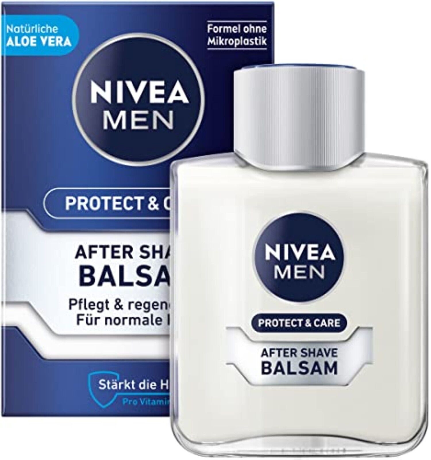 NIVEA MEN Protect & Care After Shave Balsam (100 ml), beruhigendes After Shave