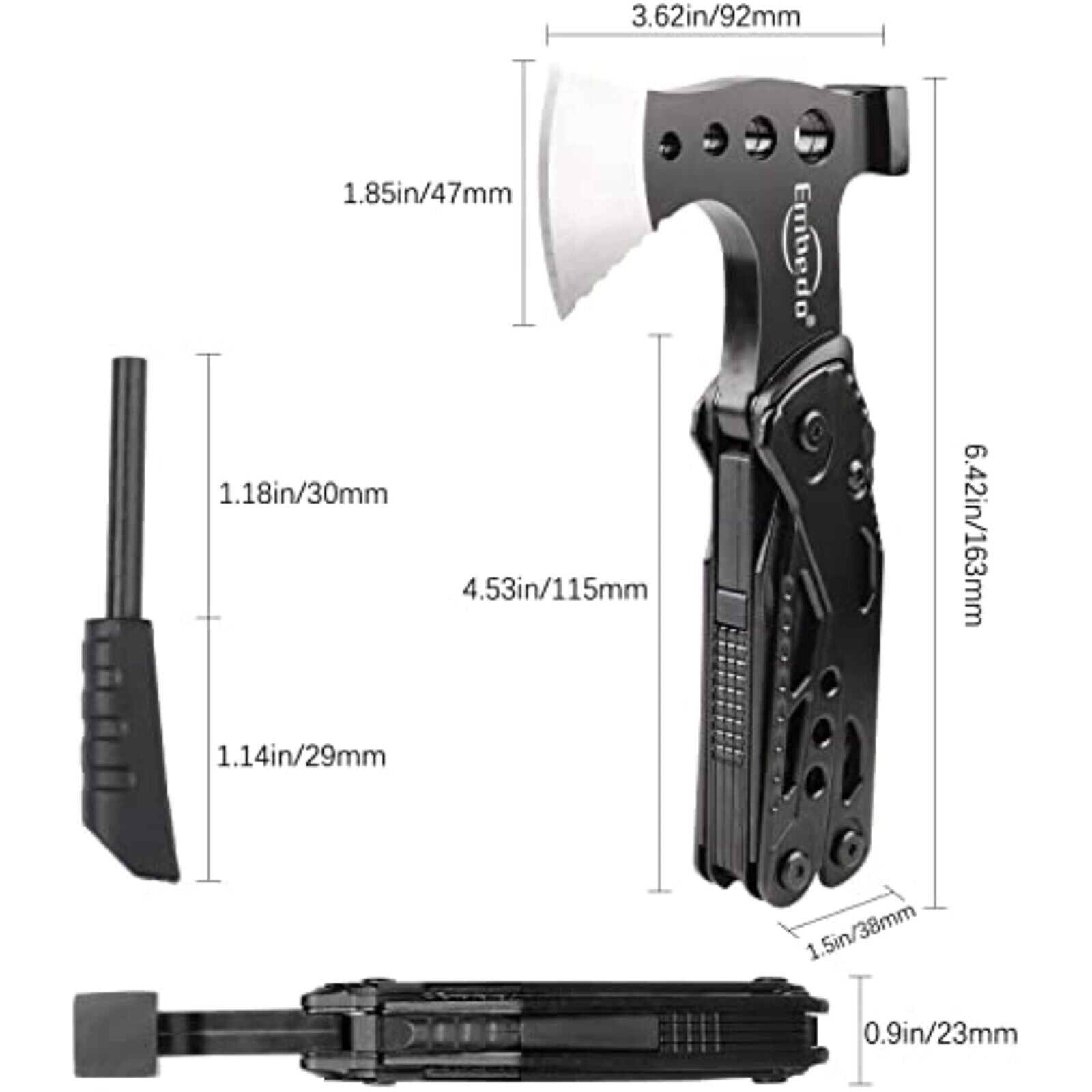 Multitool Multifunktionswerkzeug Zange Outdoor Edelstahl Multi tool Werkzeug Axt