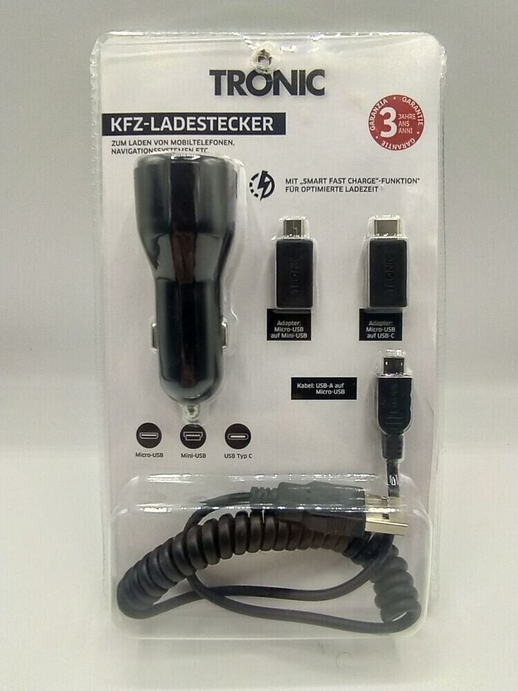 Zigarettenanzünder 2 USB Ladegerät Auto PKW KFZ LKW Adapter Handy Ladestecker DE