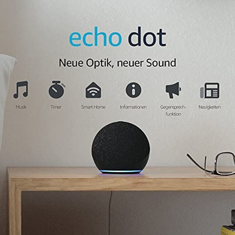 Amazon Echo Dot (4. Gen) Alexa Smart Lautsprecher Speaker blau - NEU