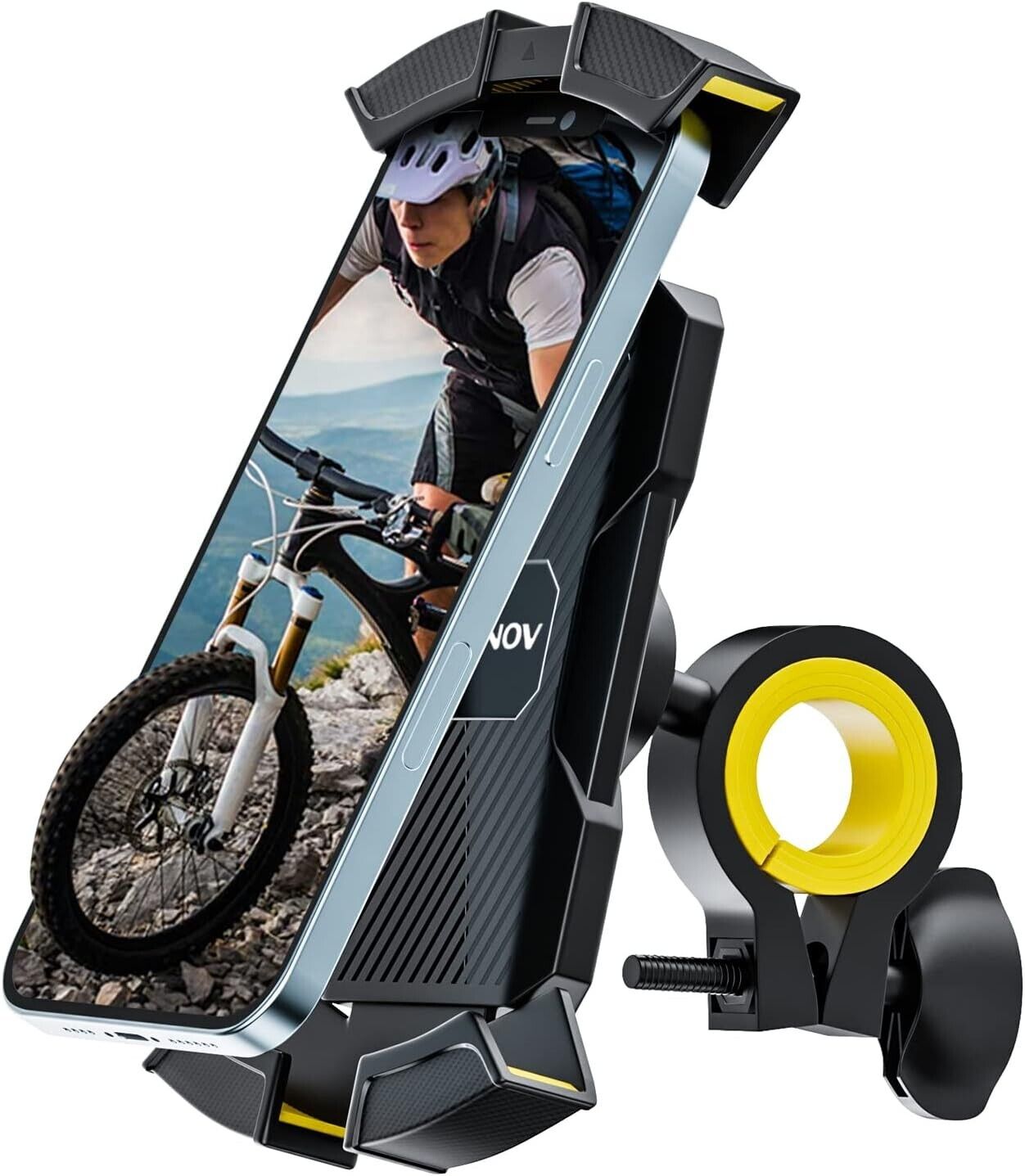 Handyhalterung Fahrrad Motorrad Universal 360°Handy Halter Smartphone Bike MTB
