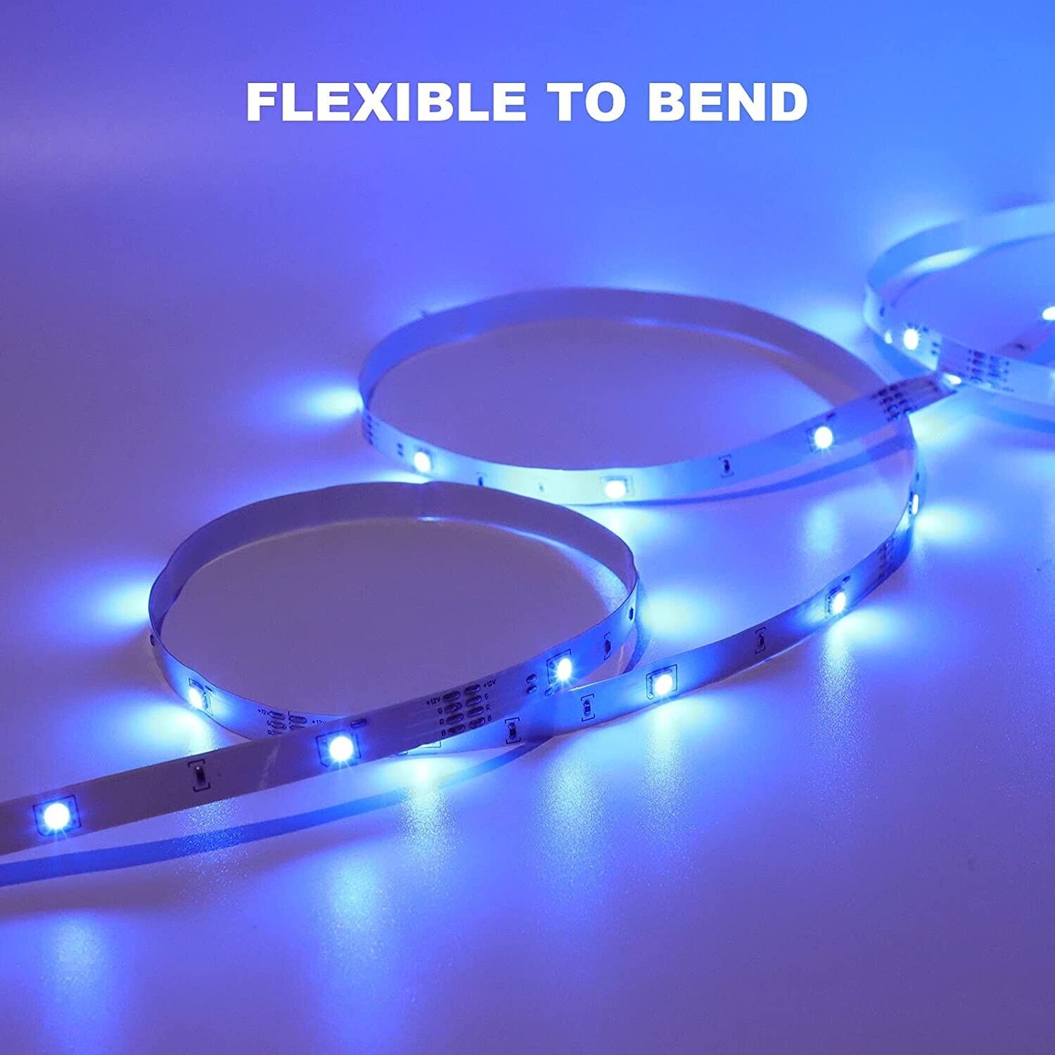 LED Stripe RGB Leiste Streifen Bluetooth Strip Band Leuchte Lichterkette 20m neu