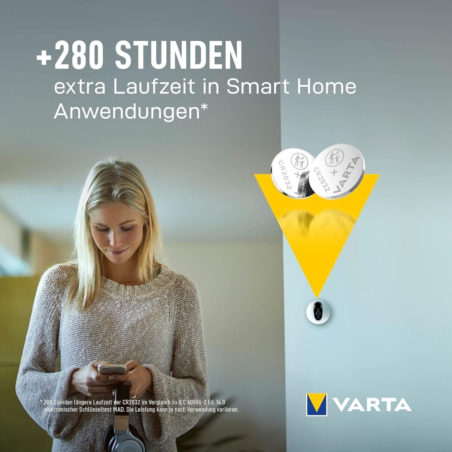 5 x Varta CR2032 CR-2032 Frische Batterien Knopfzellen Markenqualität MHD 2032