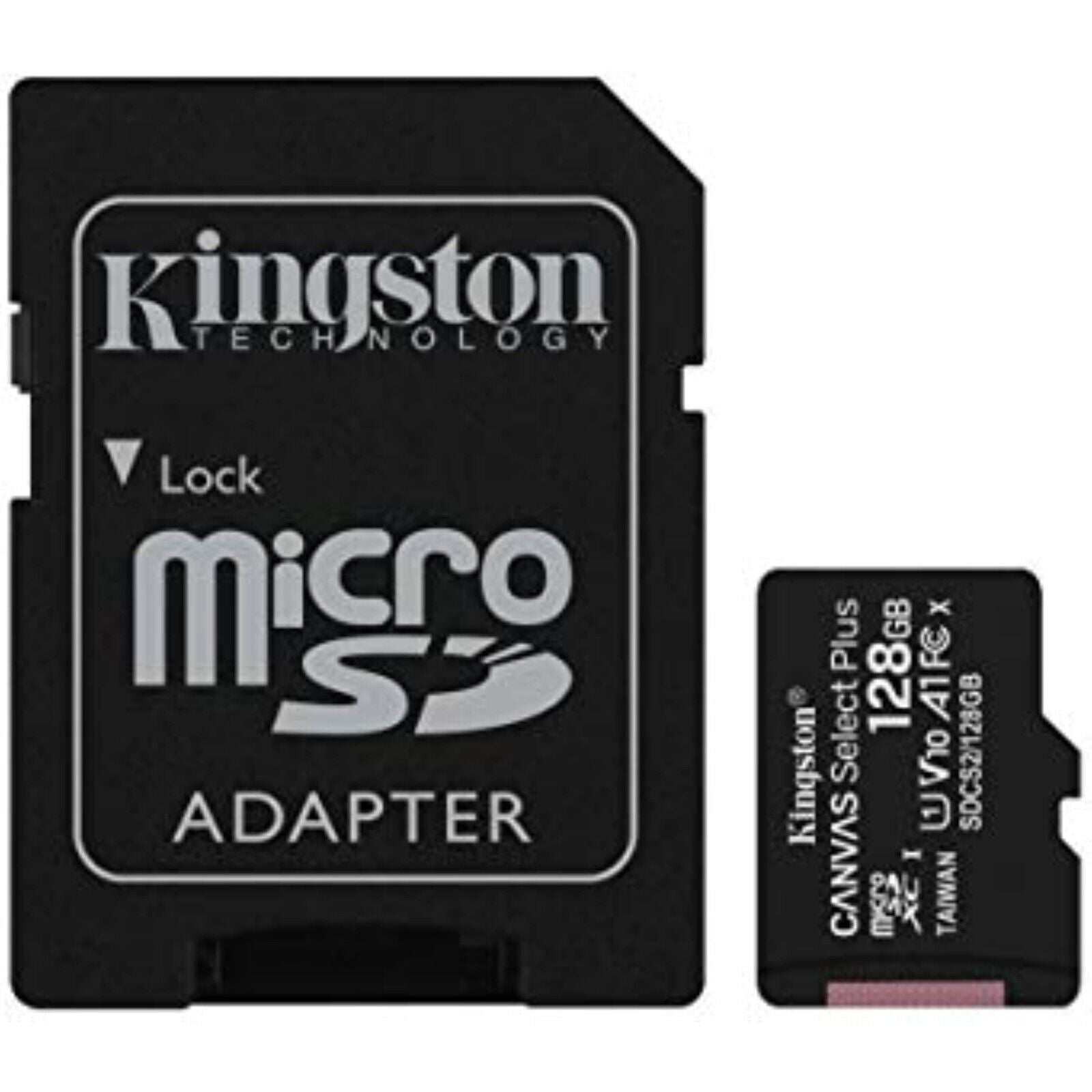 Original Kingston MikroSD Karte Speicherkarte microSD Karte SDKarte+Adapter128GB
