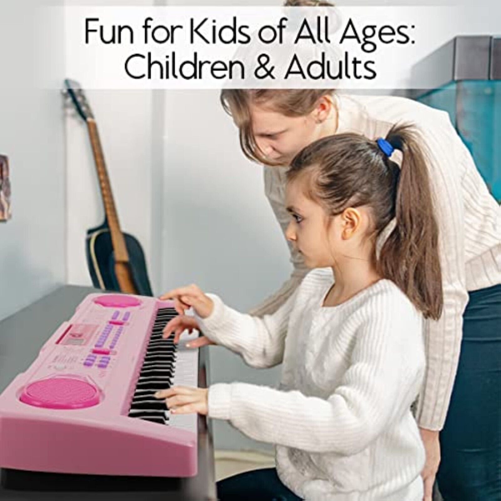 Innedu Digital Kinder Piano Keyboard,Brighten Teaching 61 Tasten Piano Spielzeug