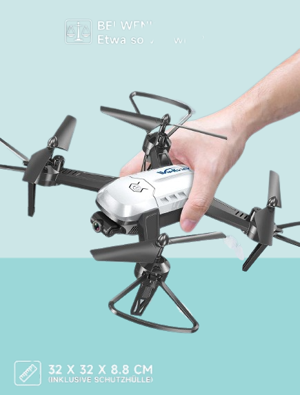 T6 Drohne Mit Kamera 1080P Hd, Wifi FPV Drone Für Anfänger, RC Quadcopter Mit 2