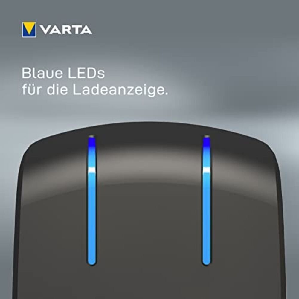 VARTA 2X4X AA/AAA Akkus Wiederaufladbare Batterien mit Plug Charger 2100mAh NEU