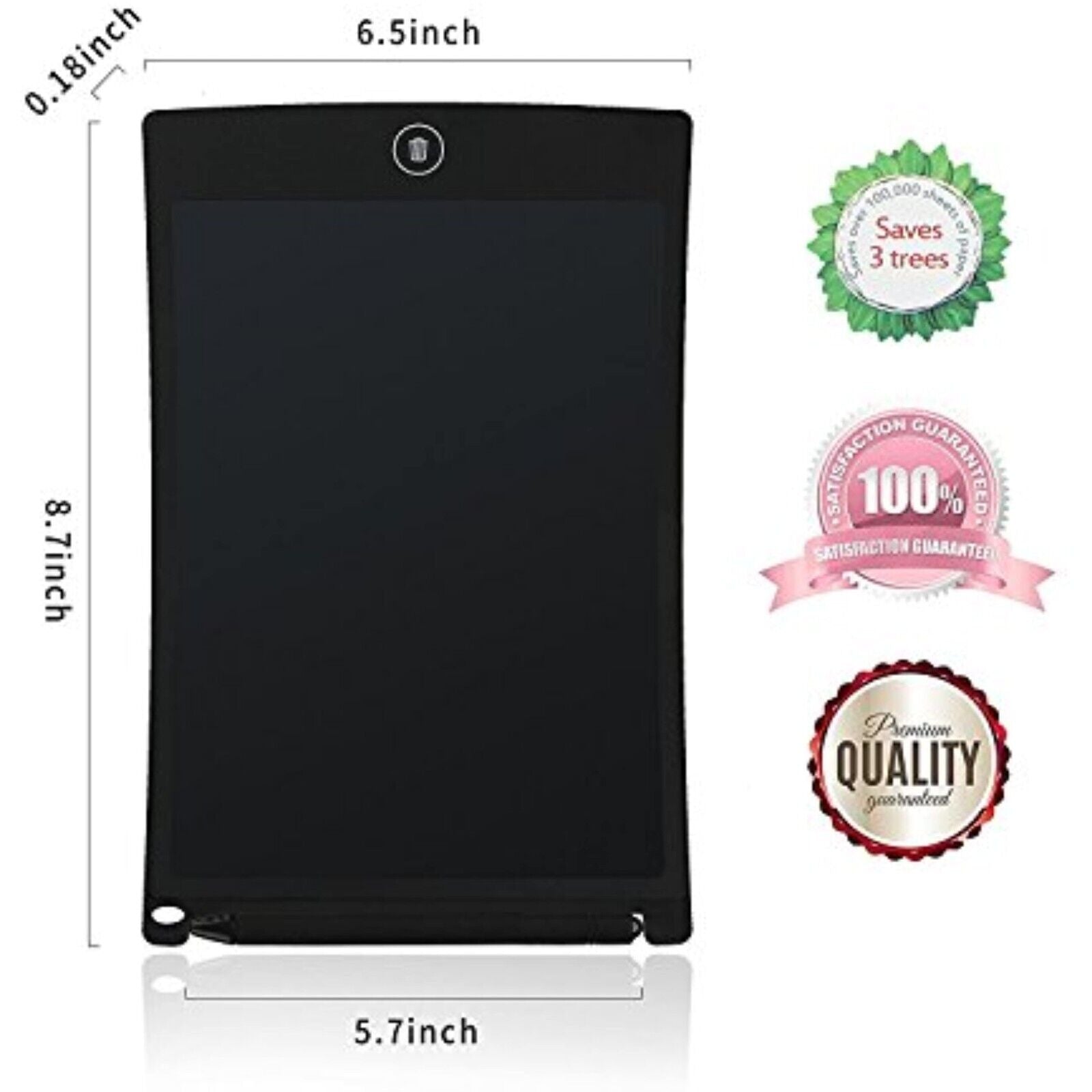 LCD Schreibtafel 8.5 Zoll Bunter Schrift mit Tasche Grafiktablett Schreibtablett