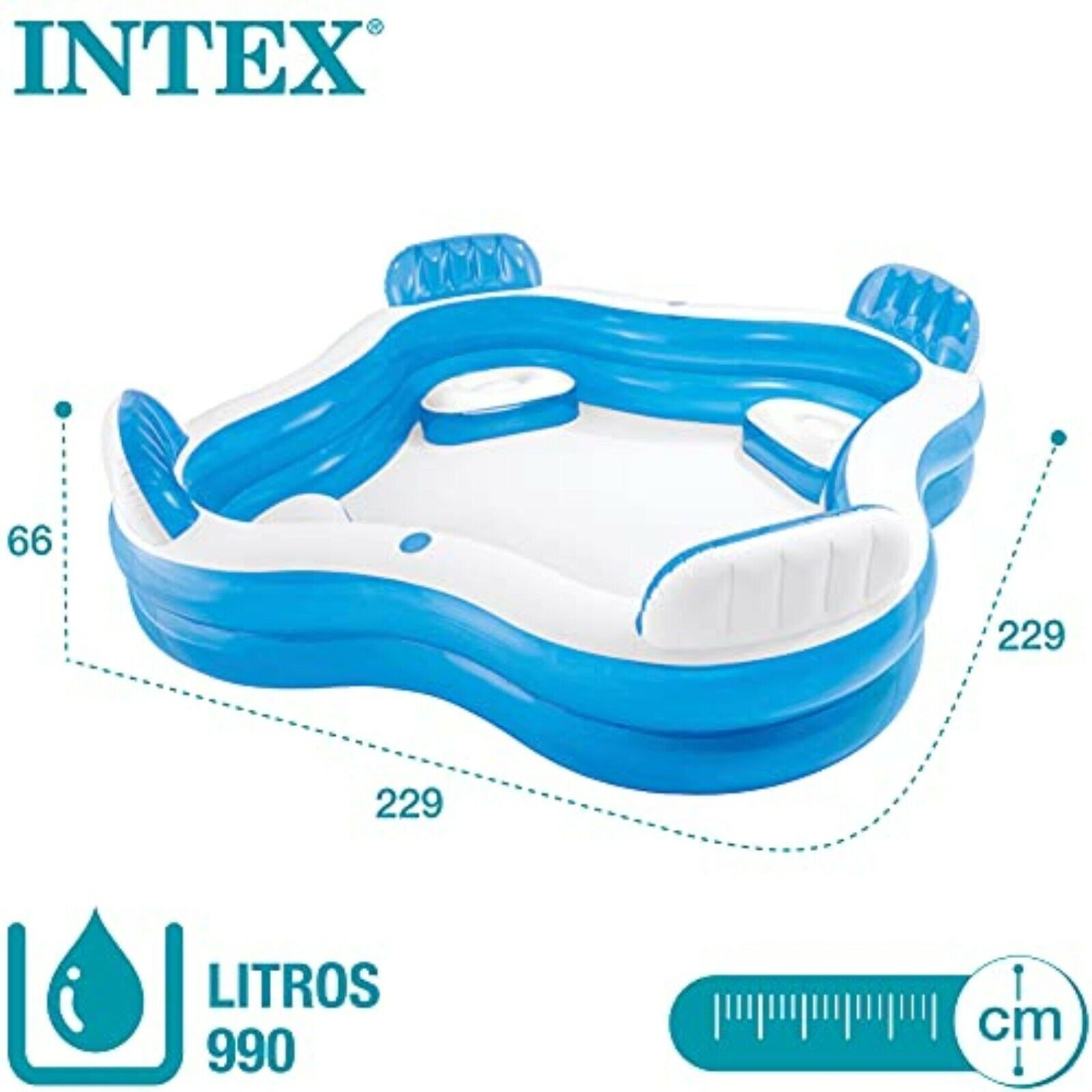 INTEX Swim Center Lounge Family Swimming - SWIMMINGPOOL  - Kinderpool - NEU