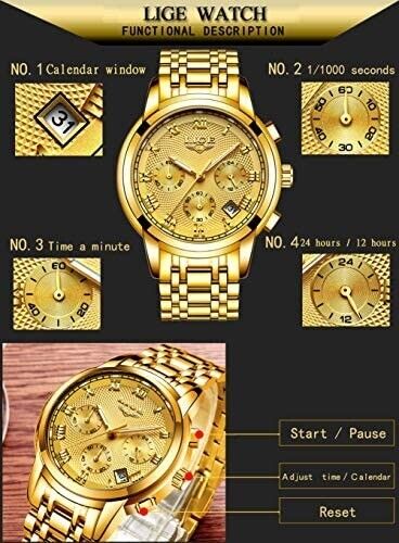 Armbanduhr Herren Damen Analog Quarz Armband Uhr Schwarz Silber Gold Business