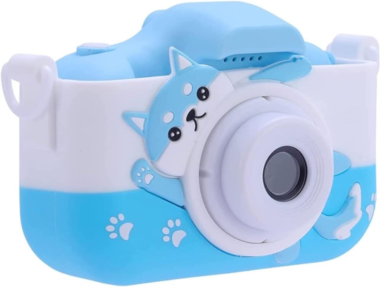 Forever Digitale Kamera für Kinder Robuste Kinderkamera 2 Zoll Blau 1080P HD