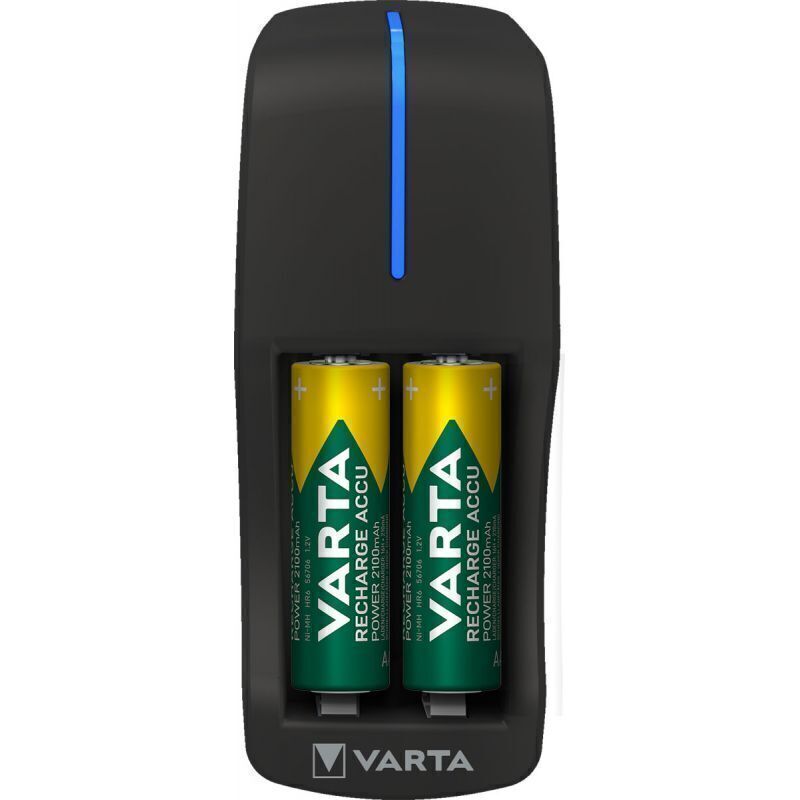 VARTA 2X4X AA/AAA Akkus Wiederaufladbare Batterien mit Plug Charger 2100mAh NEU