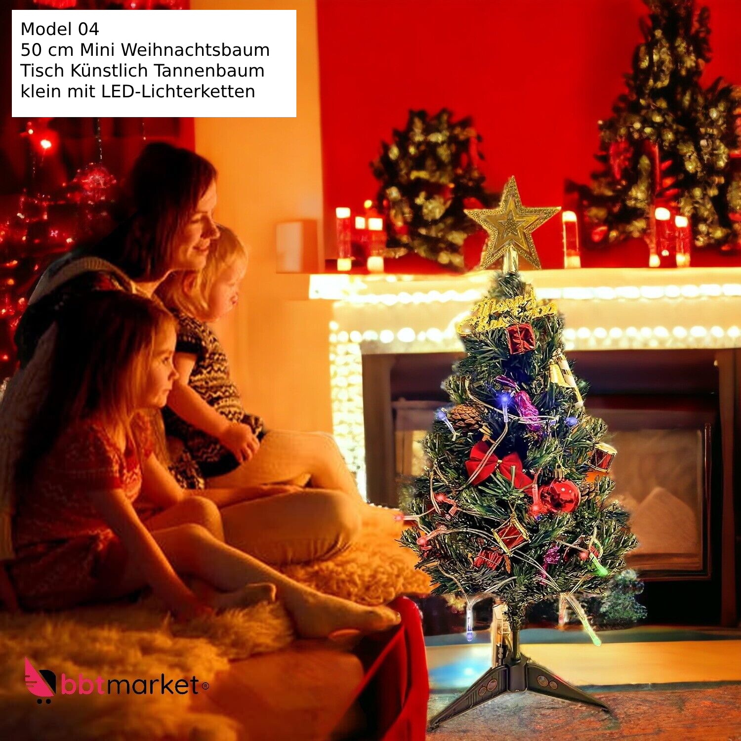 Weihnachtsbaum Weihnachtsbeleuchtun LED-Lichterketten Weihnachtsdekoration Dekor