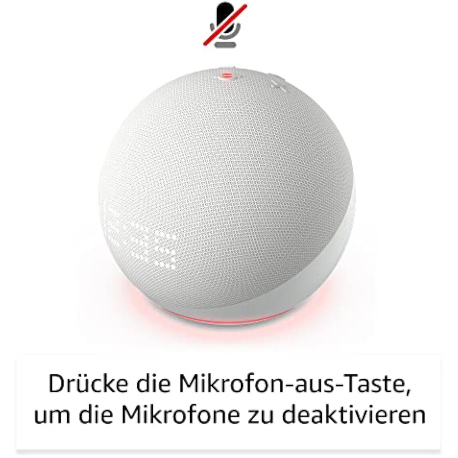 AMAZON Echo Dot (5. Gen. 2022) mit Uhr Alexa Smart Speaker WLAN- und Bluetooth