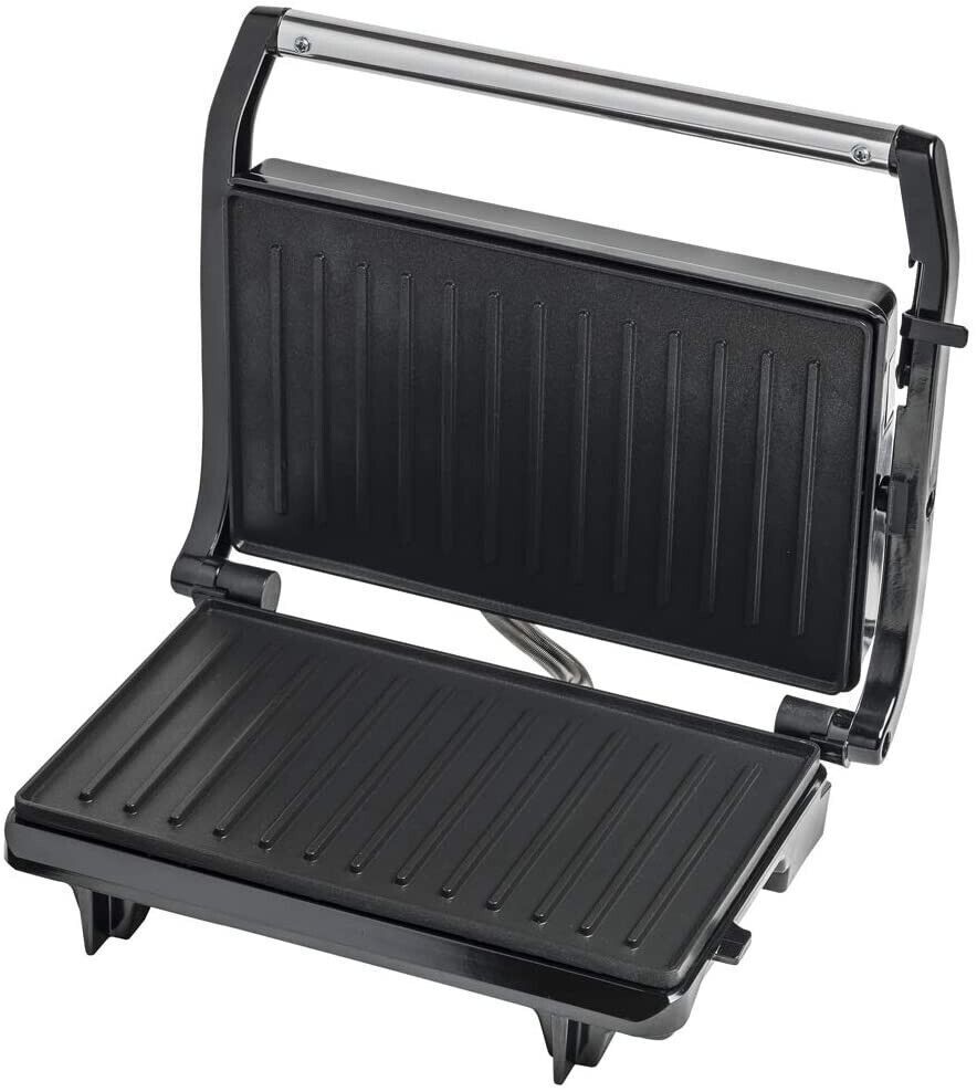 Bestron Panini Grill, Kontaktgrill APM123Z, 700W, Deckelverriegelung