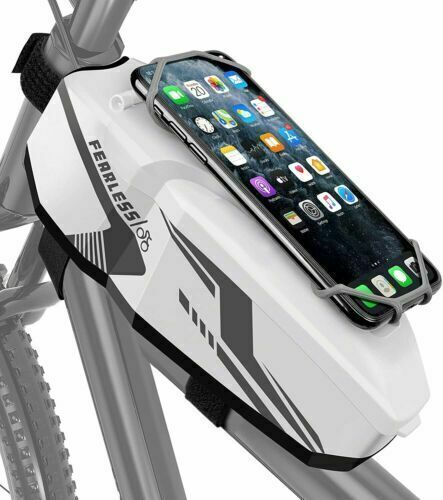 Cevapro Fahrrad Rahmentasche Wasserdicht mit 360 verdrehbare Fahrrad Handyhalter