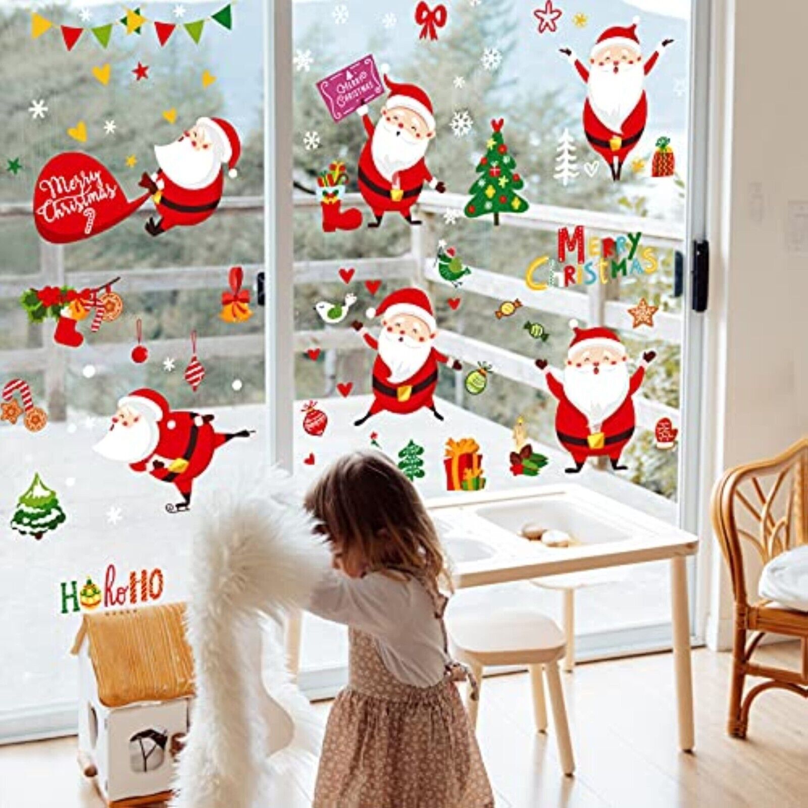 Fensterbilder Weihnachten Selbstklebend Fenster sticker Selbstklebend 103-492pcs