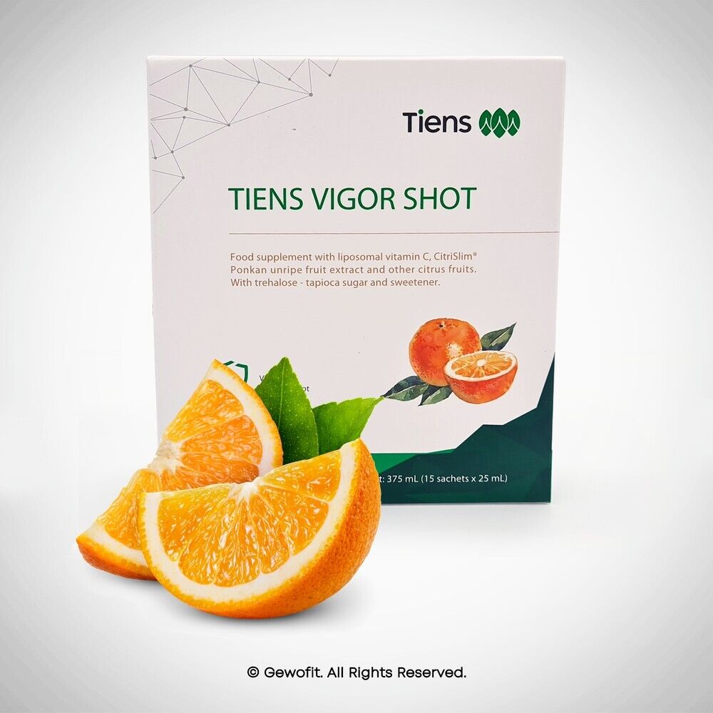 Vitamin C Vigor Shot unreifem Ponkan Fruchtextrakt Zitrusfrüchte Tiens