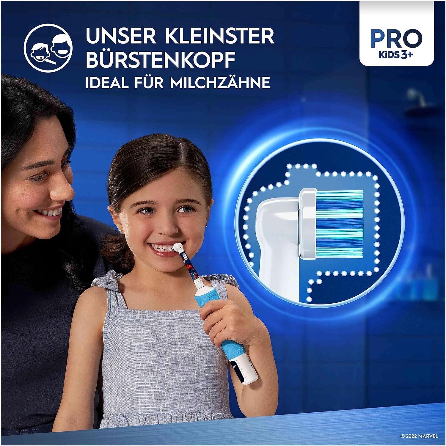 ORAL-B Pro Kids Spiderman Elektrische Zahnbürste Electric Toothbrush für Kinder