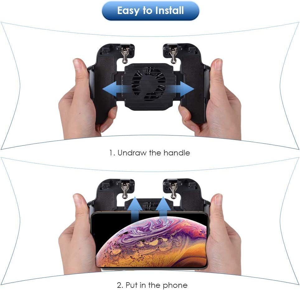 PUBG Mobile Game Controller Gamepad Battle Target Joysticks Physische Tas