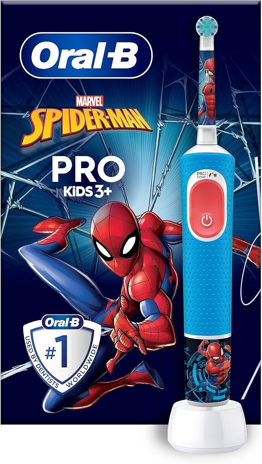 ORAL-B Pro Kids Spiderman Elektrische Zahnbürste Electric Toothbrush für Kinder