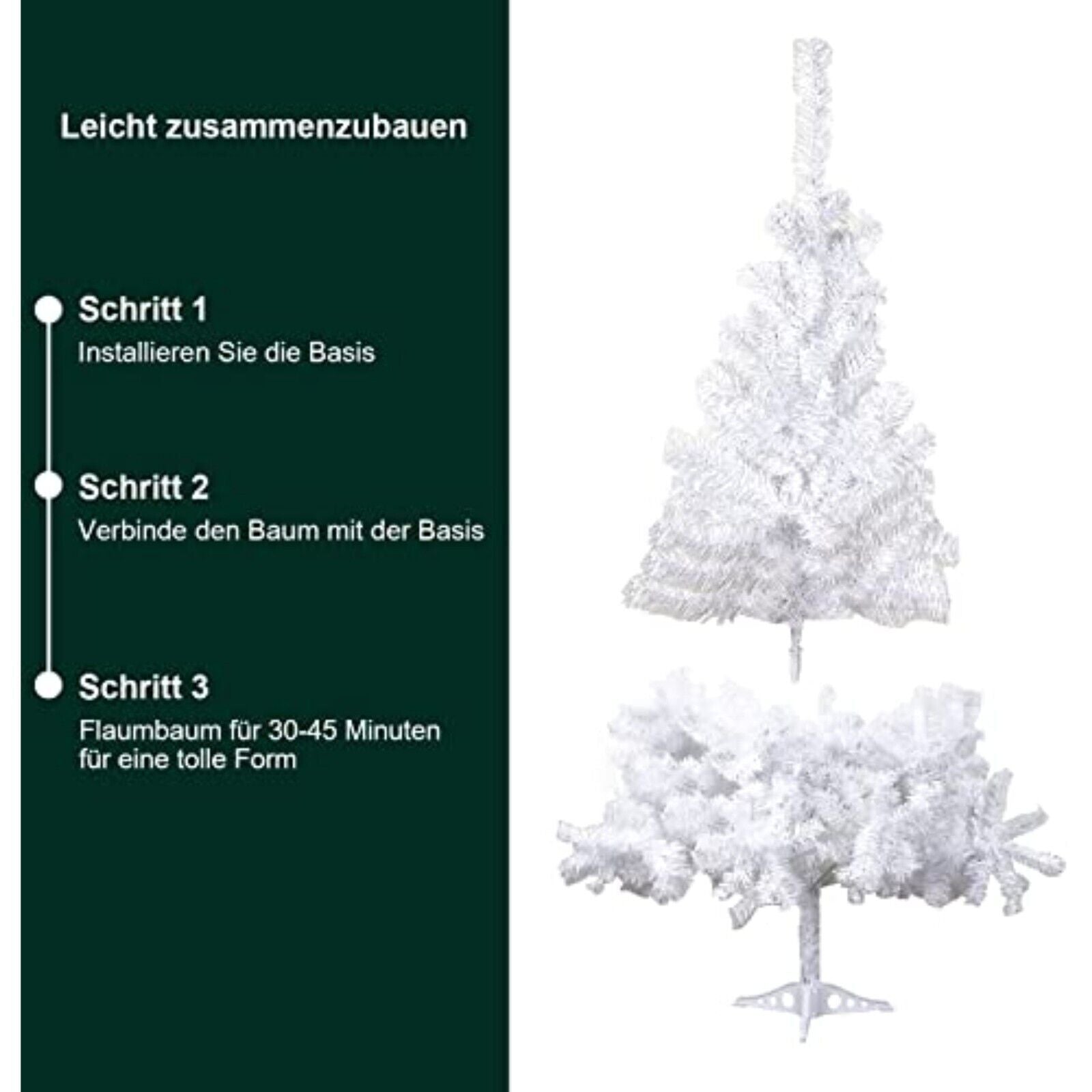 Künstlicher Weihnachtsbaum Tannenbaum Christbaum Kunstbaum 120-150-180 cm Deko