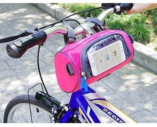Fahrradtasche Wasserdicht Rahmentasche Oberrohrtasche-360°Drehbar für Handy 6,5"