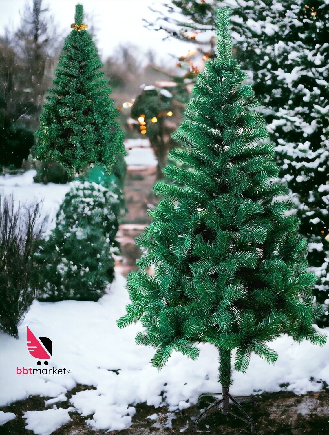 Weihnachtsbaum Christbaum Tannenbaum künstlicher Dekobaum 180 schwer entflammbar