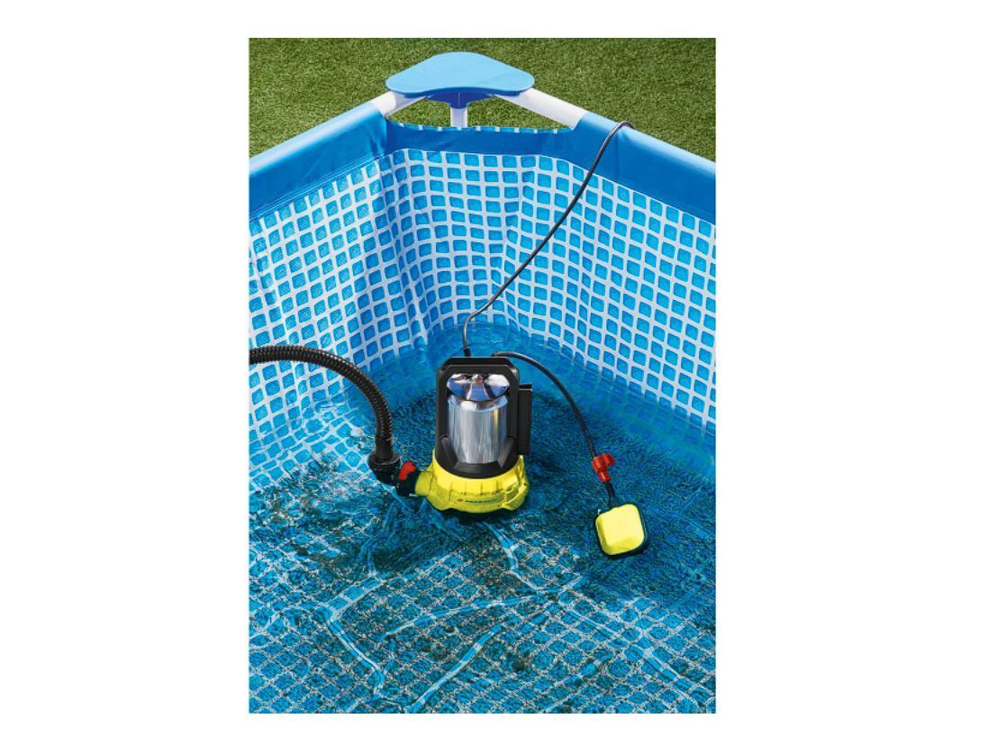 Parkside Schmutzwasserpumpe Tauchpumpe mit integriertem Schwimmerschalter