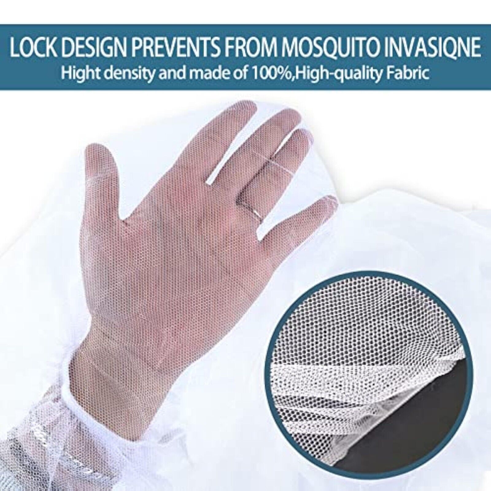 2x Universal Moskitonetz für Kinderwagen Buggy Insektenschutz Mückennetz Fliegen