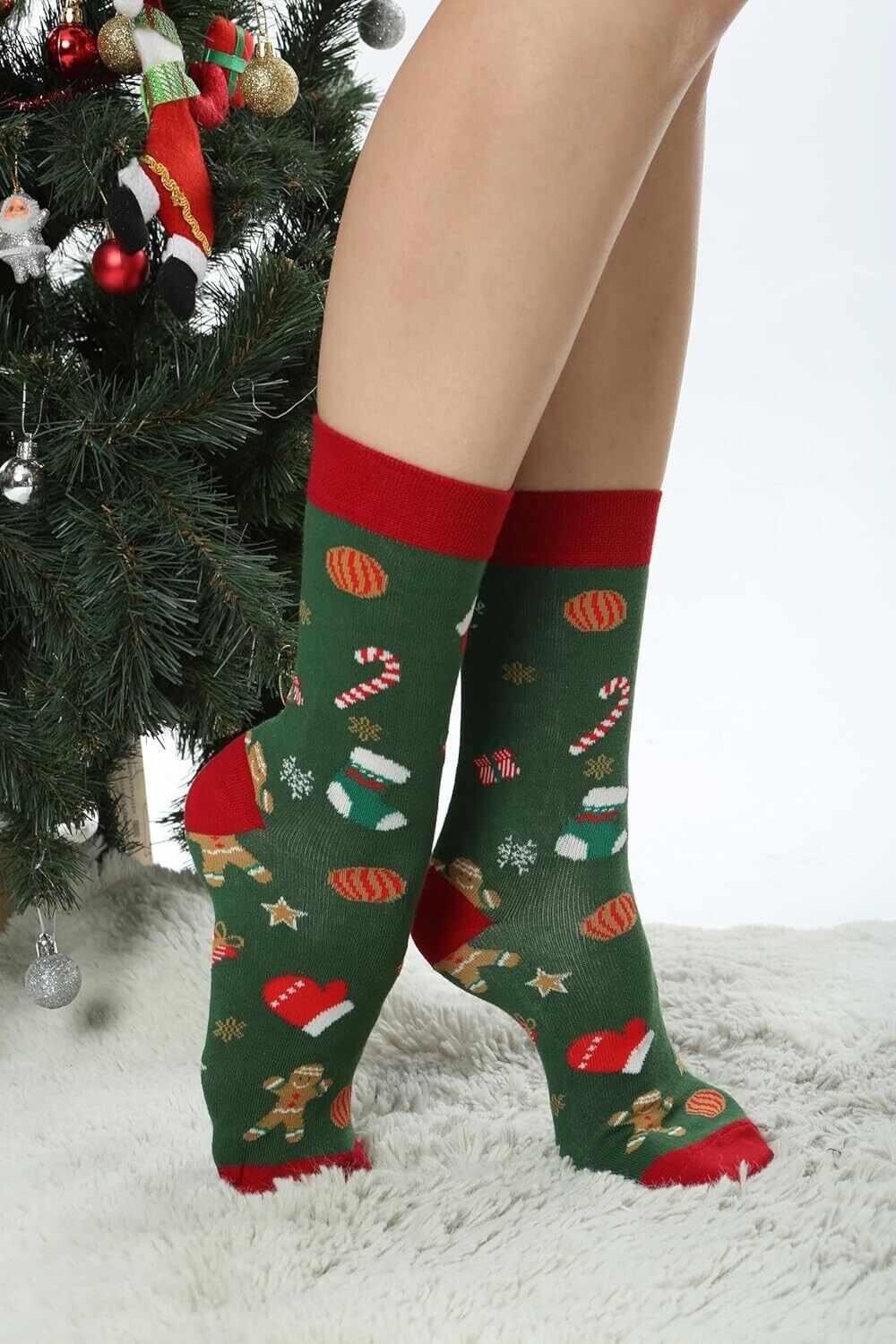 Weihnachtsgeschenk Weihnachtssocken Weihnachten Socken Weich Bequem Christmas