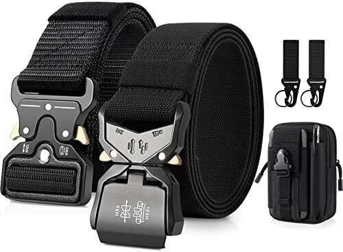 Herren Armee Militär Military Gürtel Taktischer Gürtel Belt Nylon Schnalle NEU