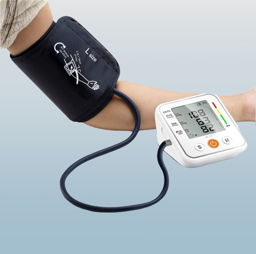 Blutdruckmessgerät Digital Vollautomatisch Pulsmessung mit Anzeige LCD Display