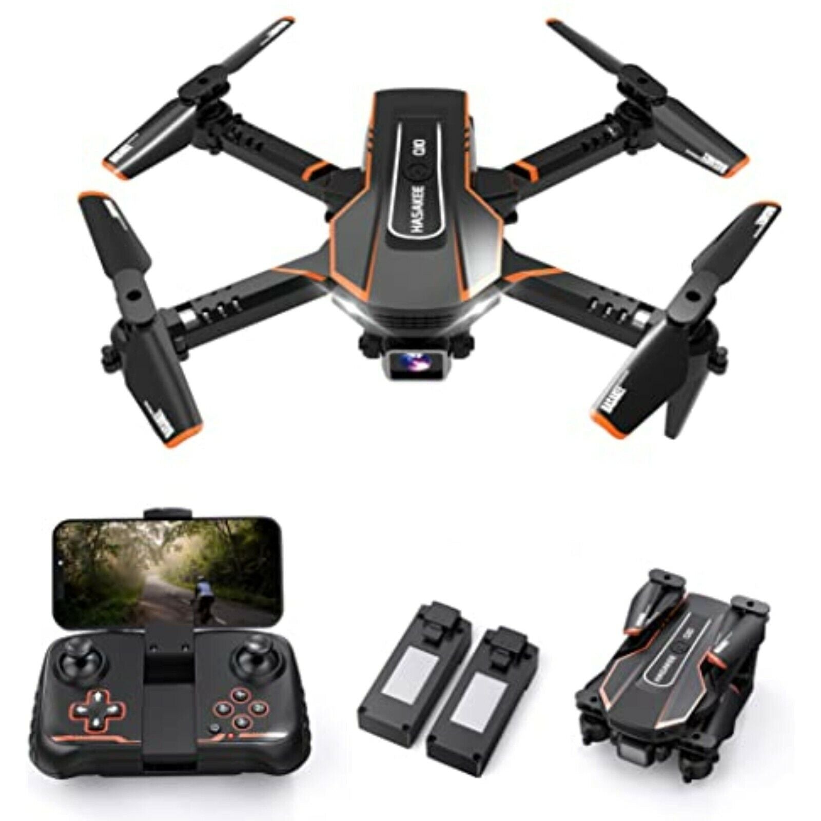 Drohne mit Kamera HD 720P für Kinder, RC Drone Quadcopter mit FPV WiFi 3D