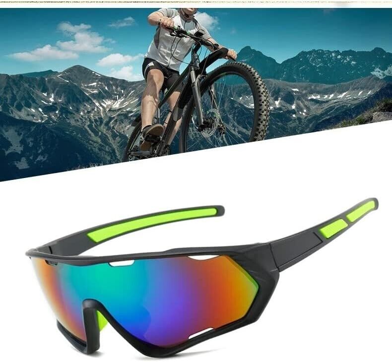 Sonnenbrille Fahrradbrille Polarisiert Sportbrille Brille Farbe Mountainbikebril