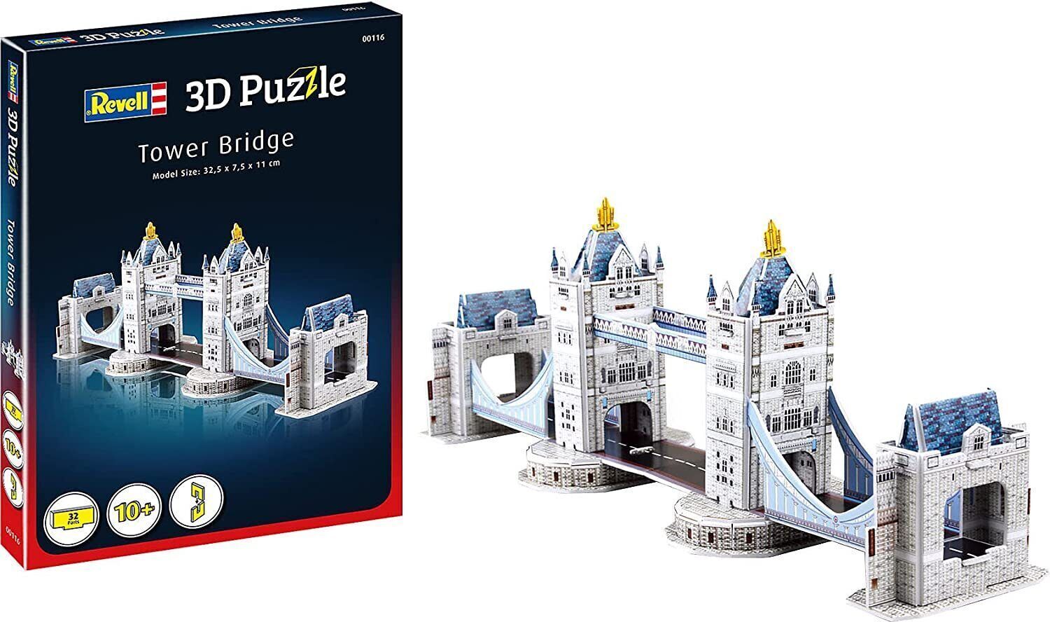 Revell 3D Puzzle, Auswahl Eiffelturm, Titanic, Piratenschiff, Mühle, Turm, Tower