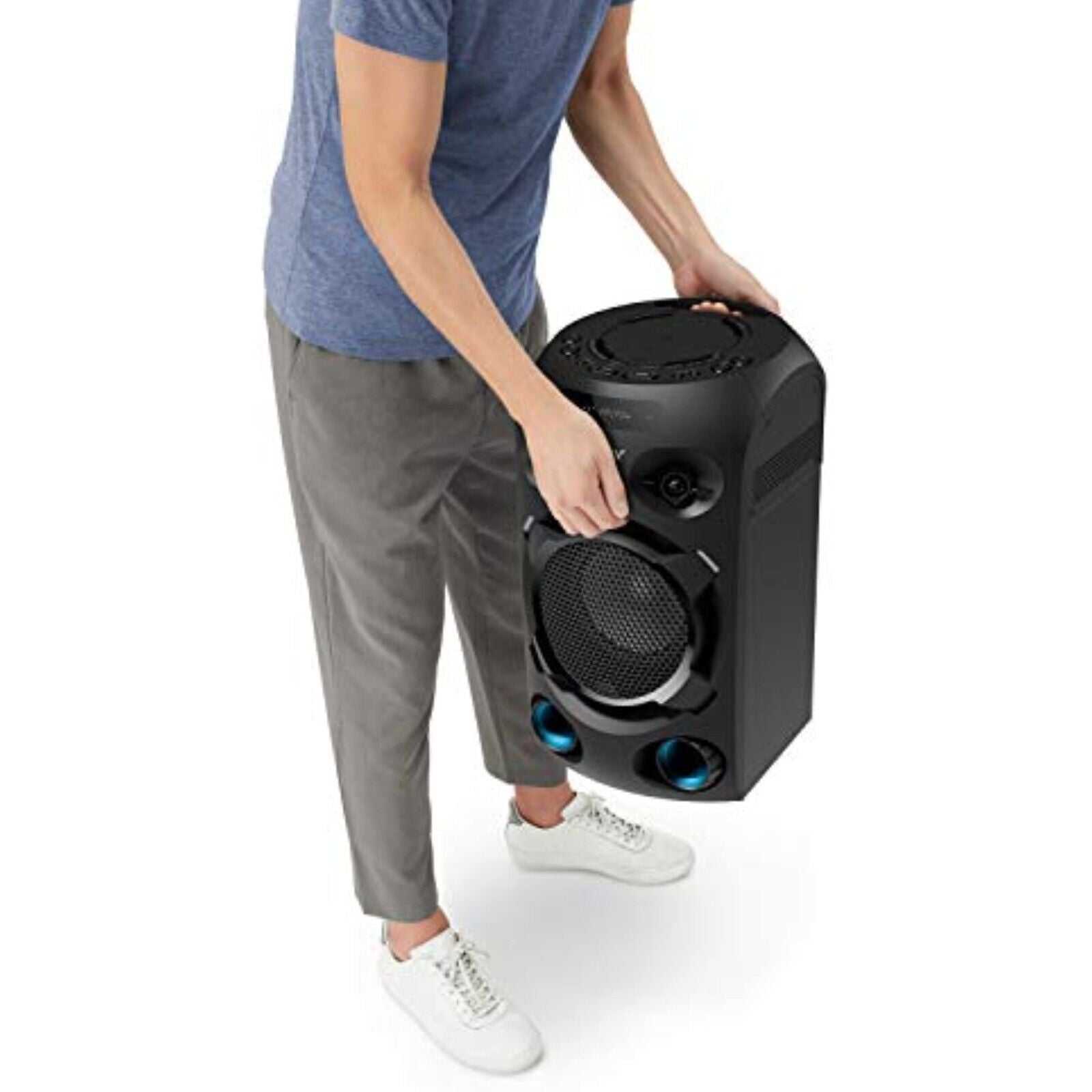 SONY MHC-V02 kompakter High Power Party Lautsprecher Soundsystem Karaoke Bluetot