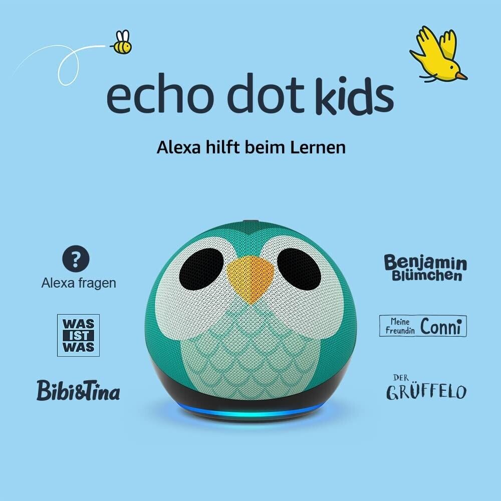 Amazon Echo Dot 5.Gen | 2022 Smarter Lautsprecher Alexa | Mit / ohne Uhr | Kids