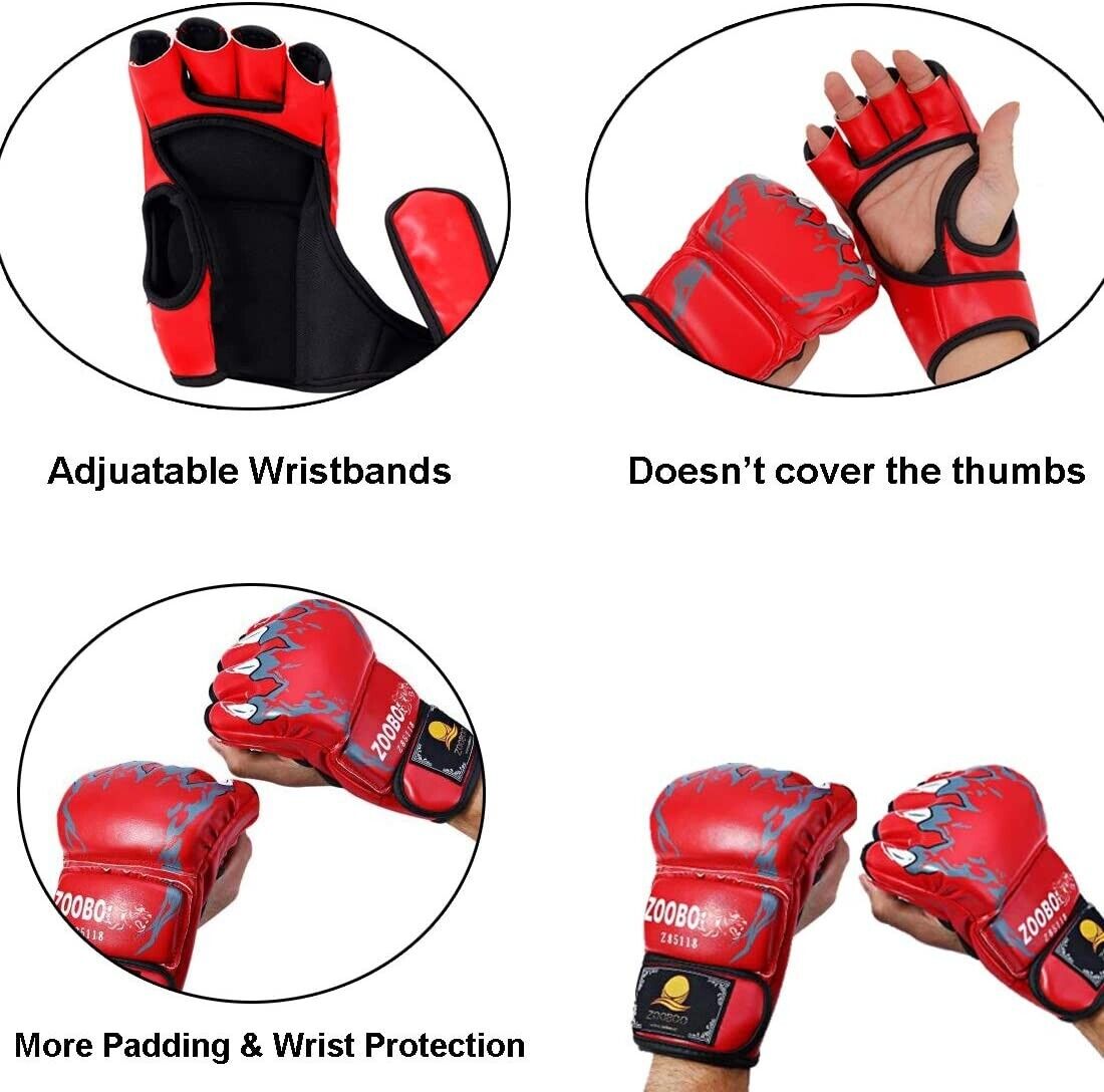 Boxhandschuhe MMA Taekwondo Handschuhe Schutzhandschuhe Boxen MuayThai KungFU