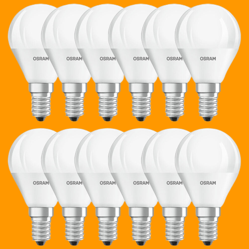 Osram LED 3xStück Leuchtmittel 4W = 40W E14 matt 470lm warmweiß 4000K✅ NEU