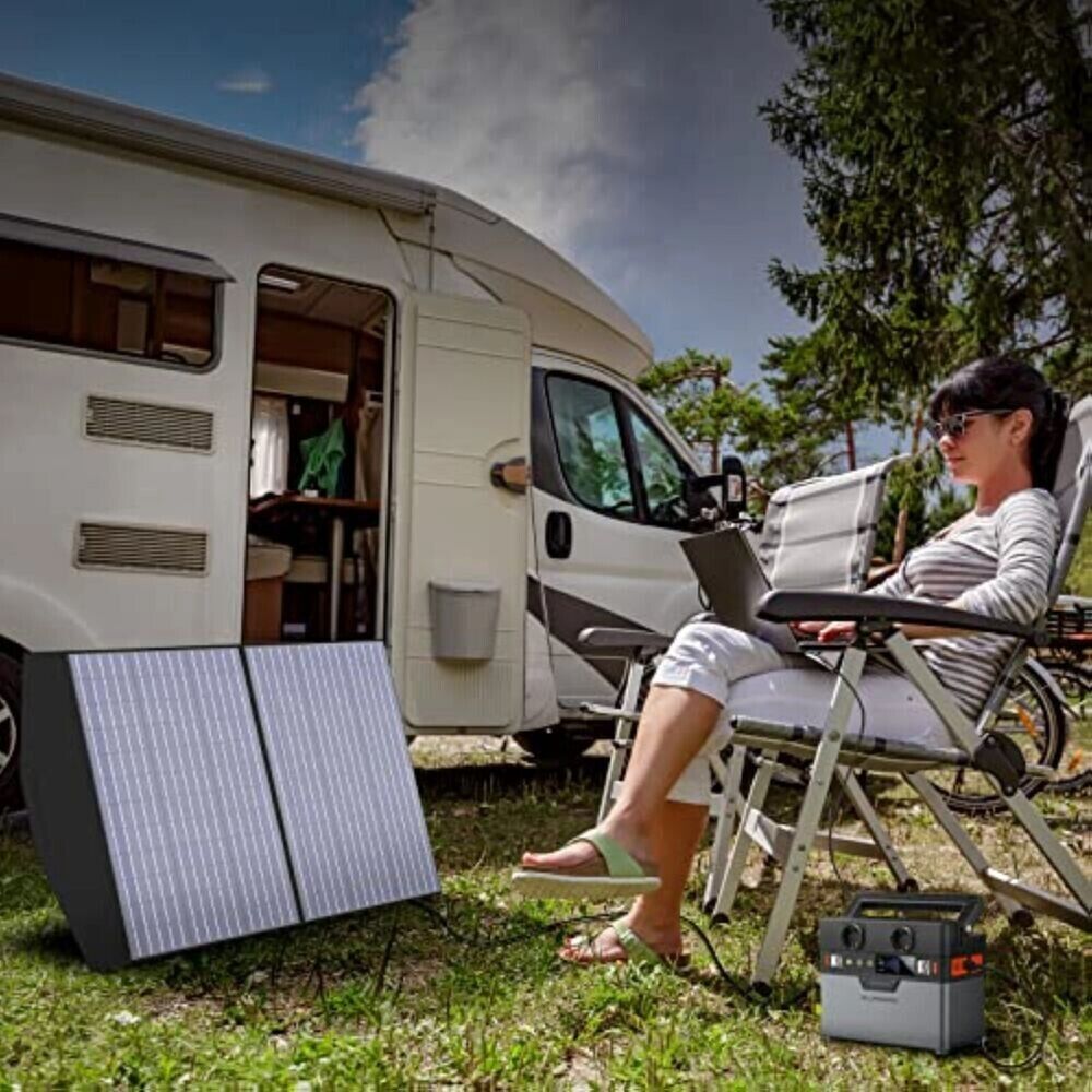 Tragbar Powerstation Solar Powerbank 78000mAh 300W mit AC/USB-Ausgang ALLPOWERS