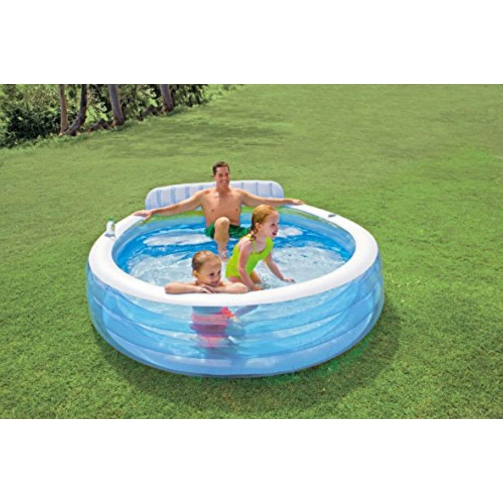 Intex 57190NP Swim Center Family Lounge Pool, 229 x 218 x 76 cm