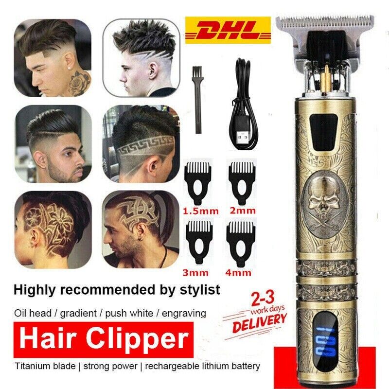 Profi Haarschneidemaschine Haarschneider Bart Trimmer Rasierer Hair Clipper USB