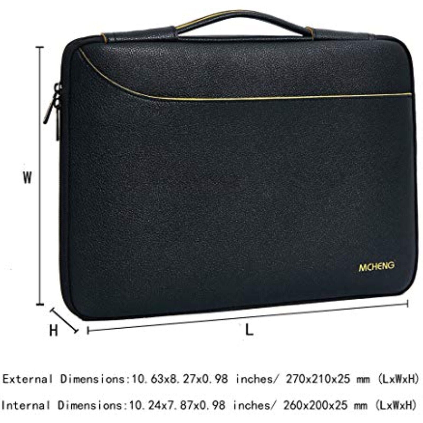 Notebook-Sleeve Wasserdicht 10,1" 10,5" 15,6" Laptop-Tasche Case Hülle Business