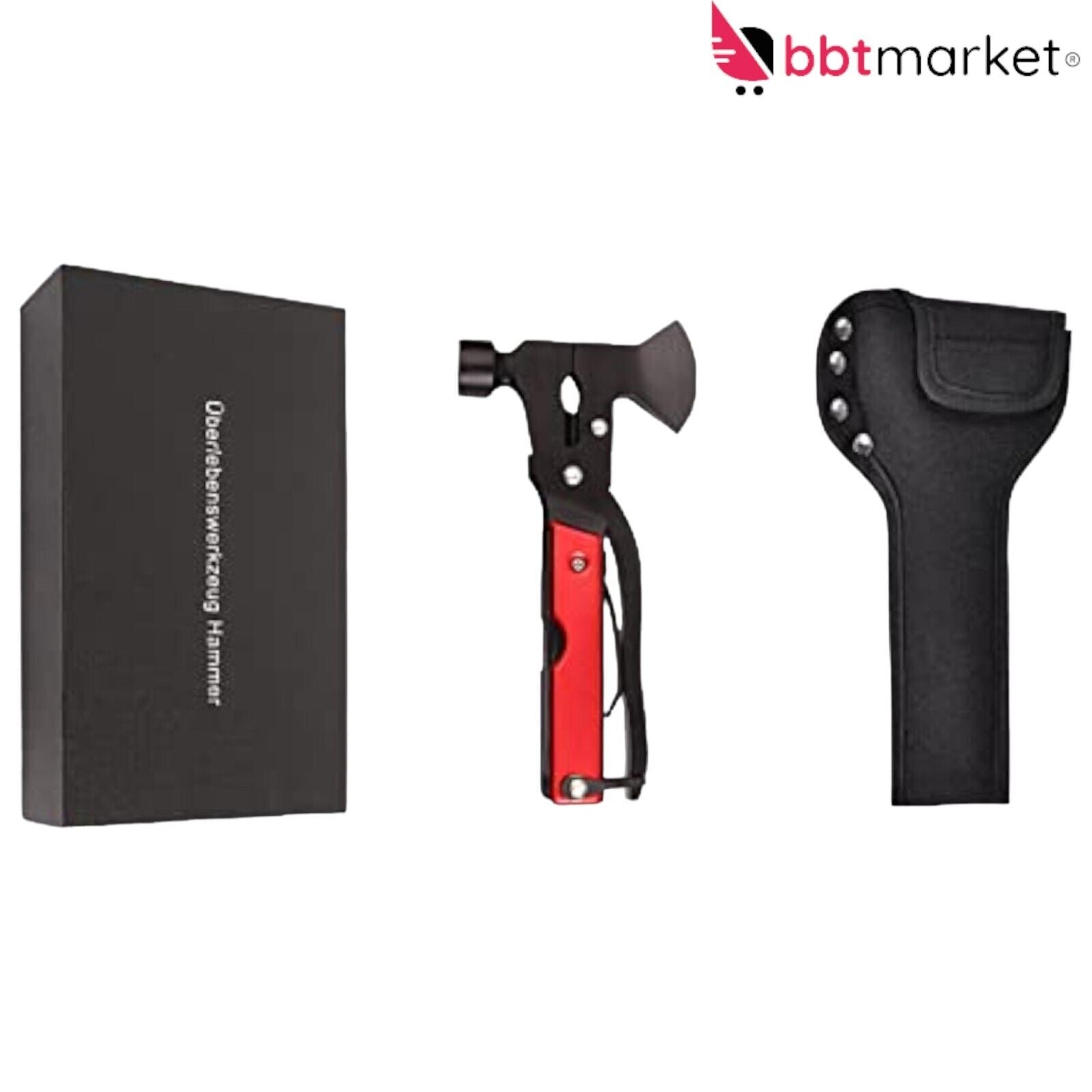 Camping Multifunktionswerkzeug Kombi-Werkzeug Multitool Outdoor Survival Kit Axt